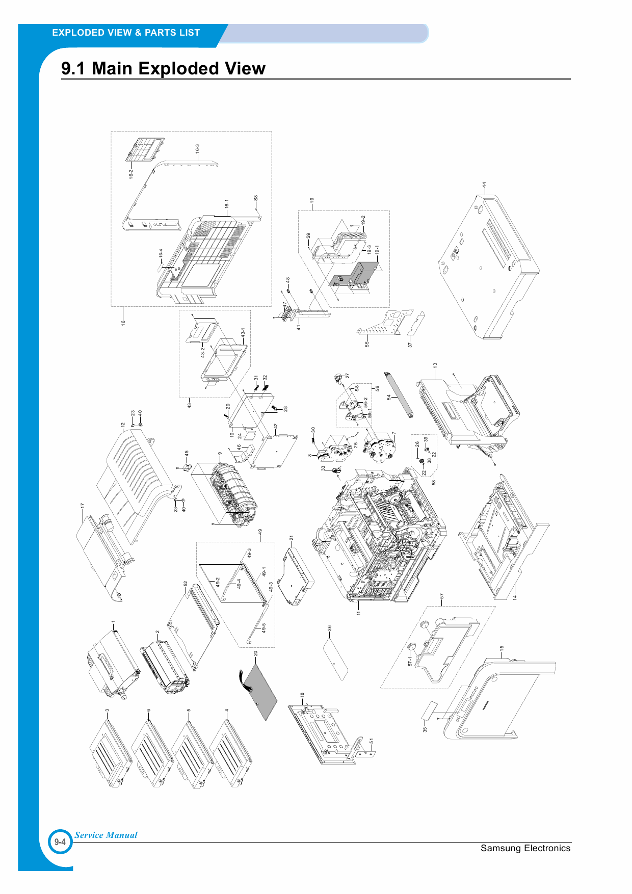 Samsung Color-Laser-Printer CLP-500 Parts Manual-1